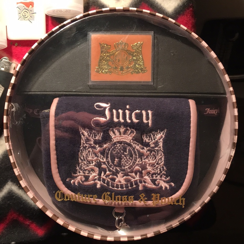 Juicy Couture  lip gloss and pouch